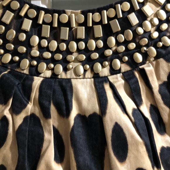 CALVIN KLEIN Size 4 Abstract Leopard Print Sleeveless Dress - Picture 4 of 6